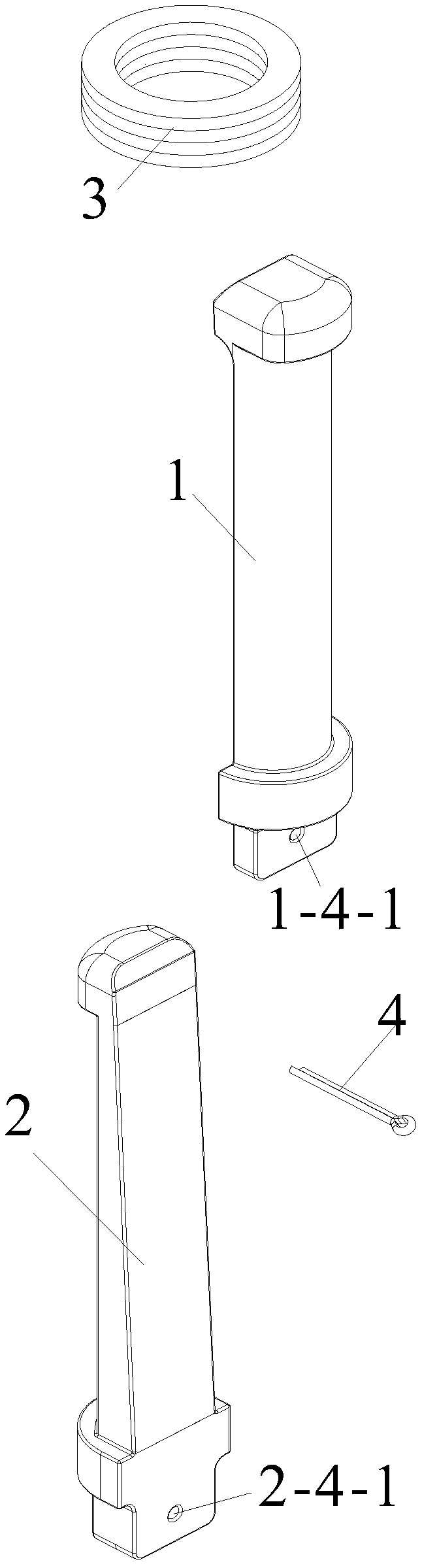 Lifting device for subway bogie