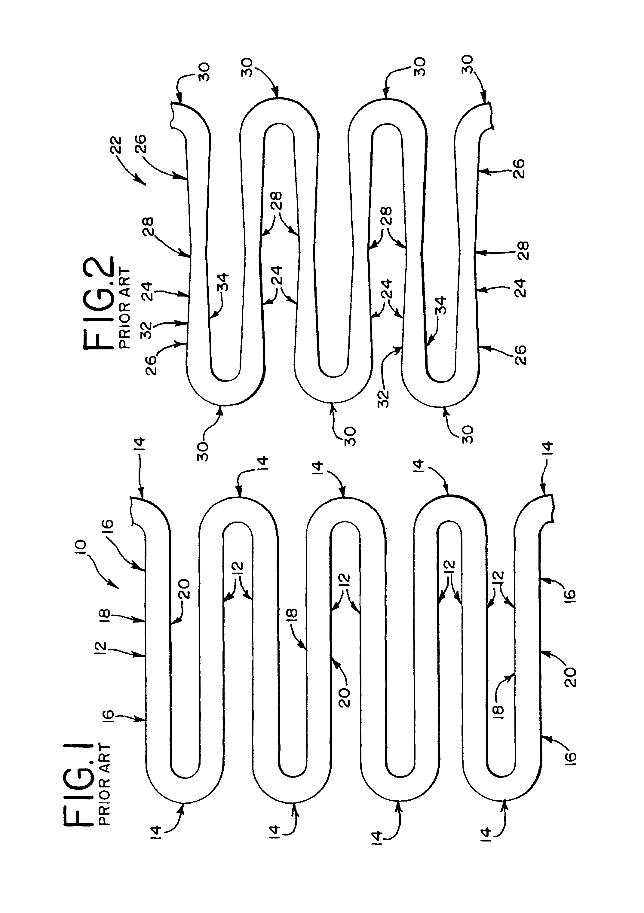 Intraluminal device with improved tapered beams