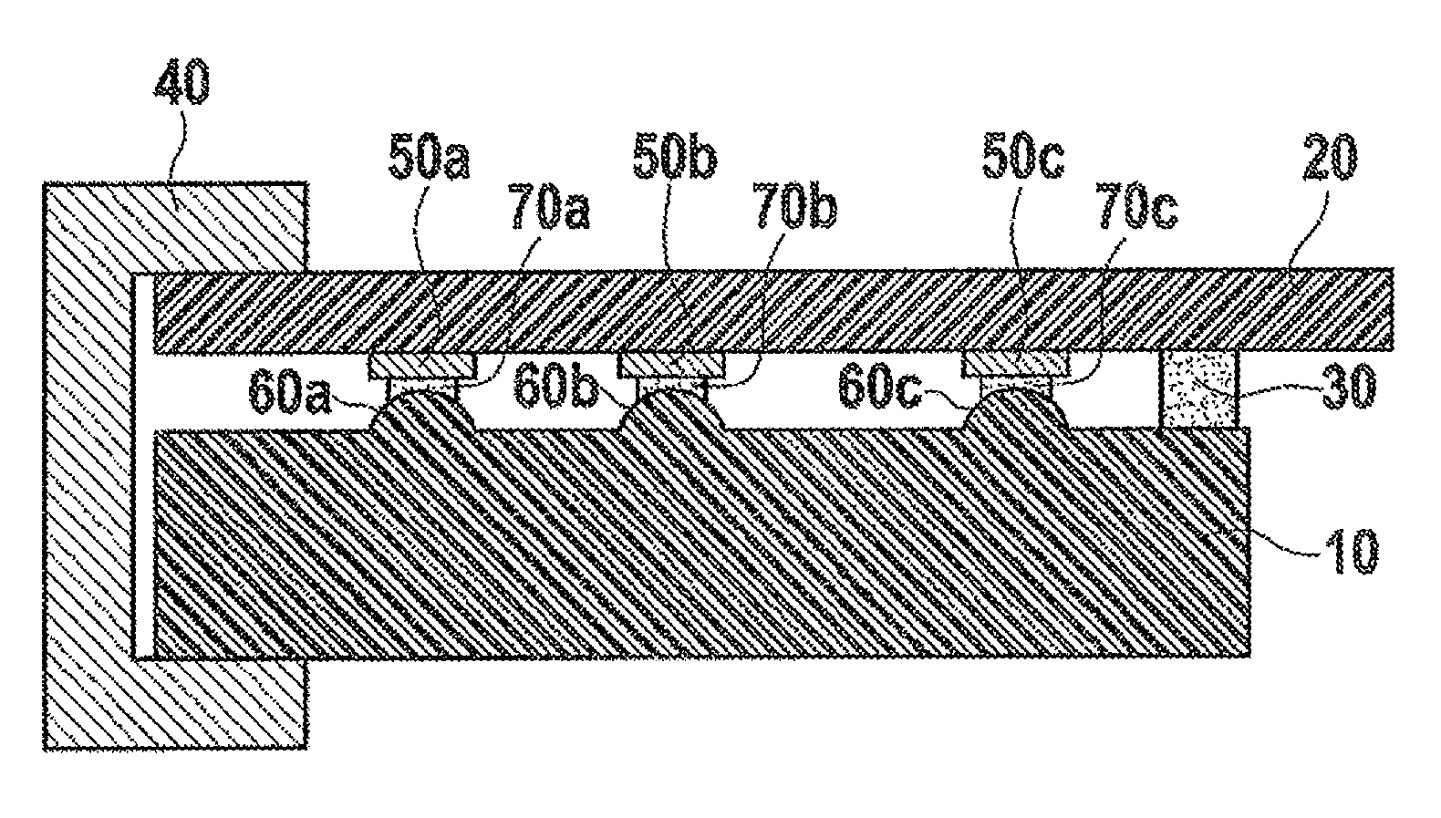 Electric circuit configuration having an MID circuit carrier and a connecting interface connected to it