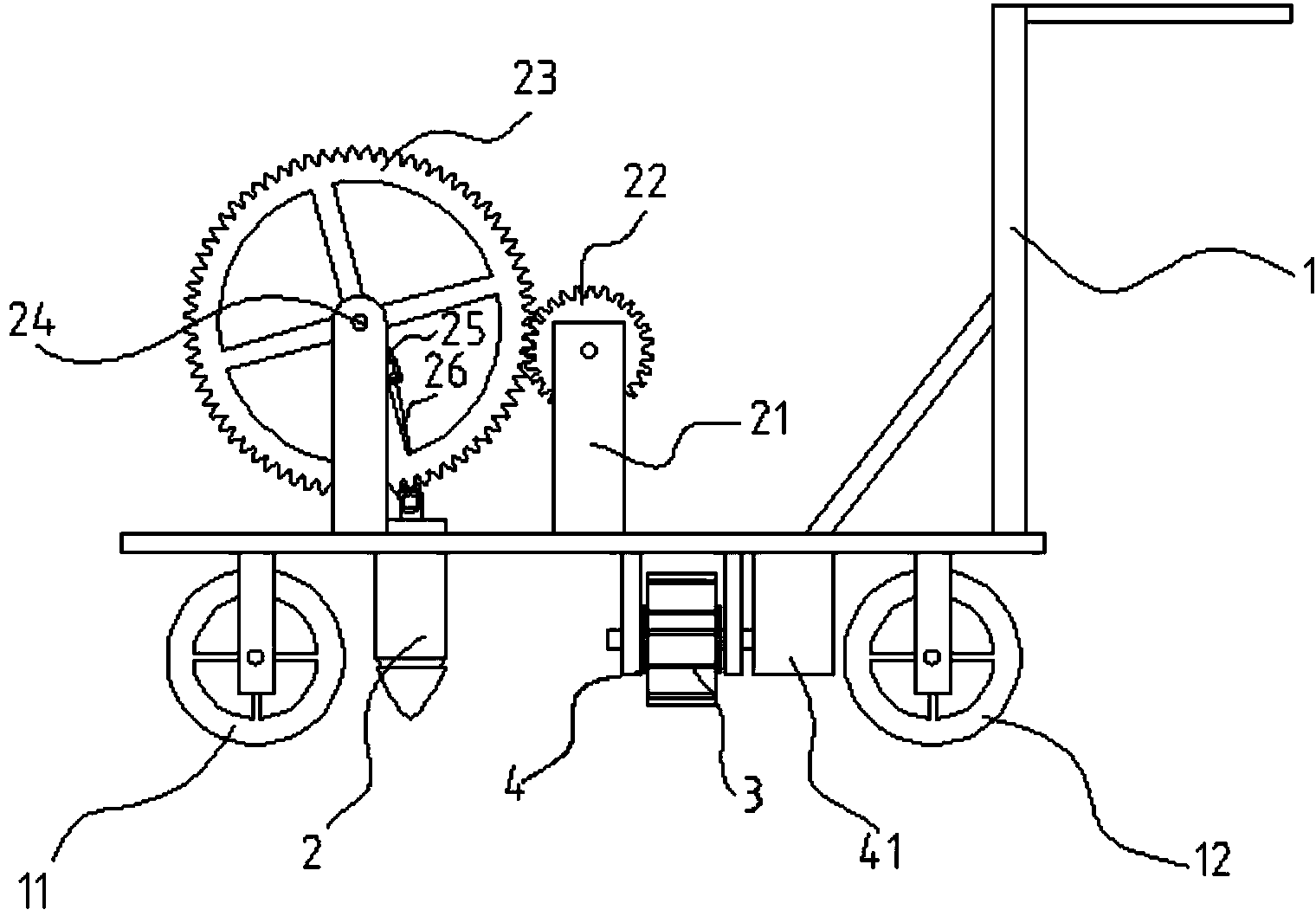 Hammer type ice breaking machine