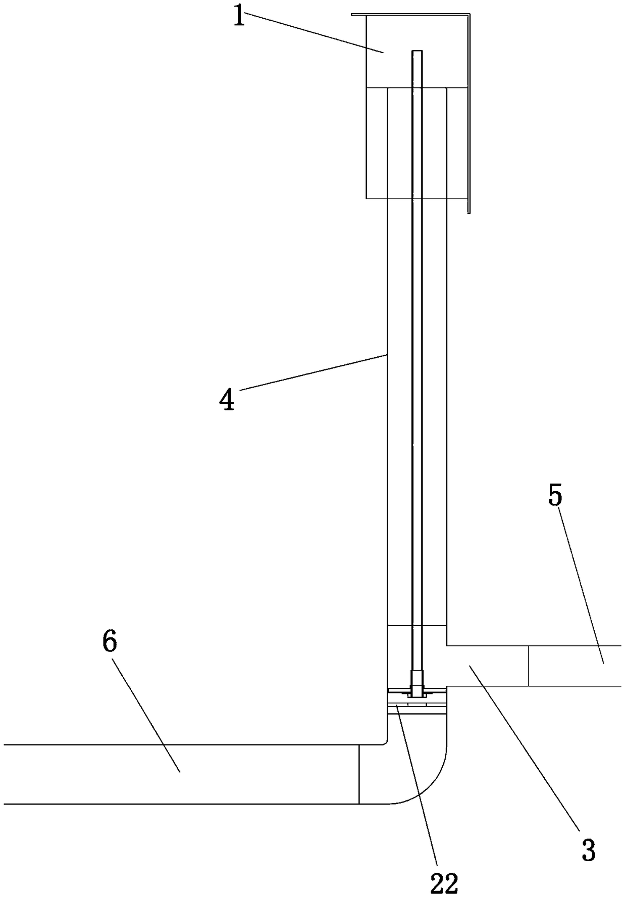 Industrialized circulating-water culture pond water-level control and sewage discharging integrated device