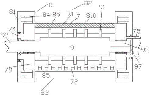 Chemical material grinding device and using method thereof