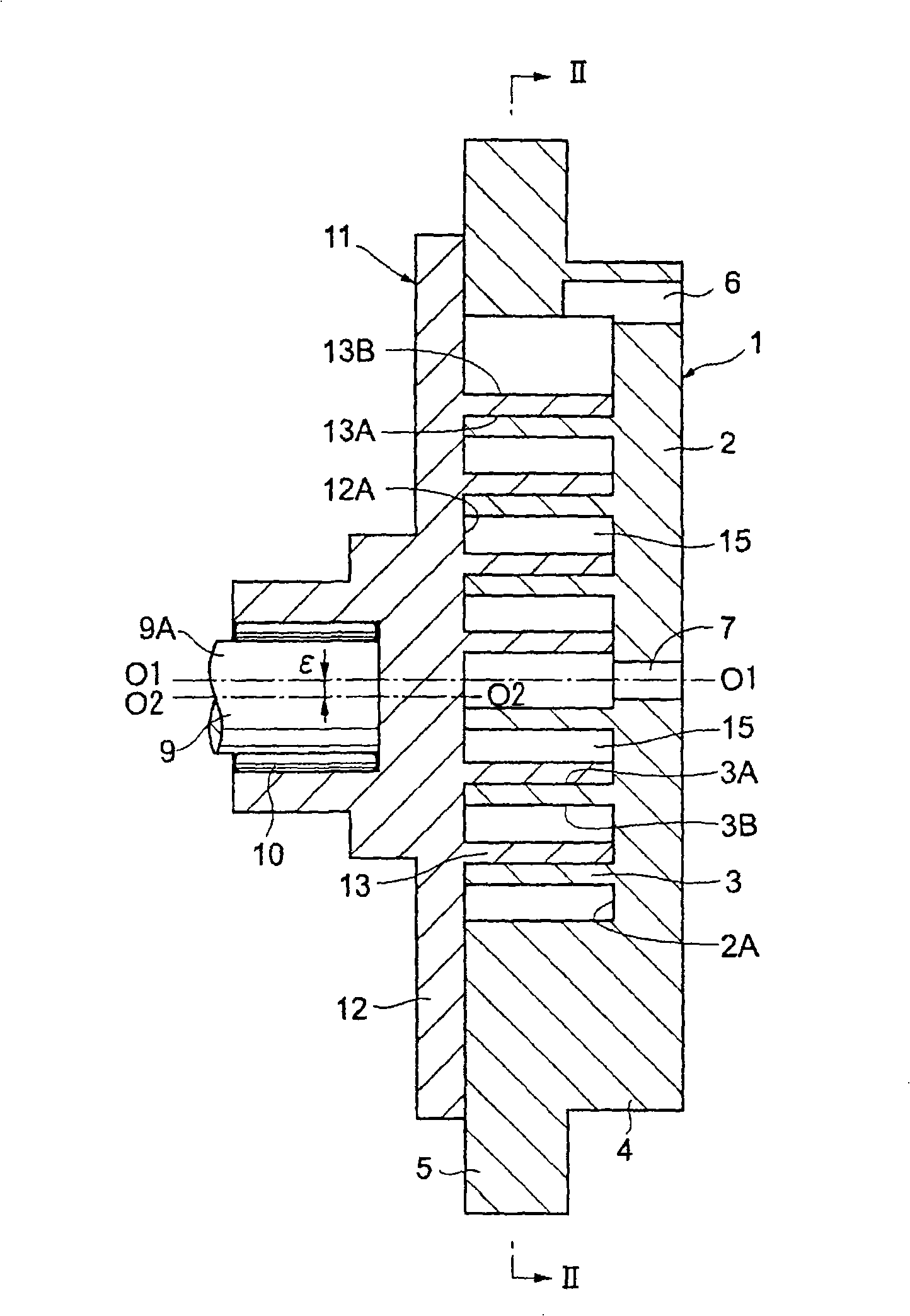 Scroll fluid machine