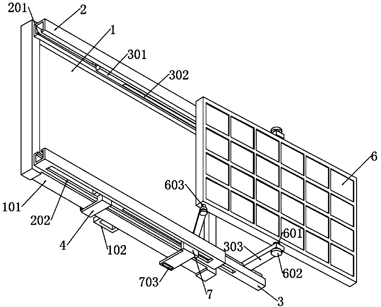 Window type solar cell panel device