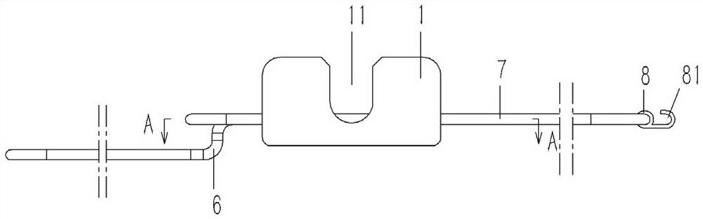 Auxiliary fixing device for thermometer measurement