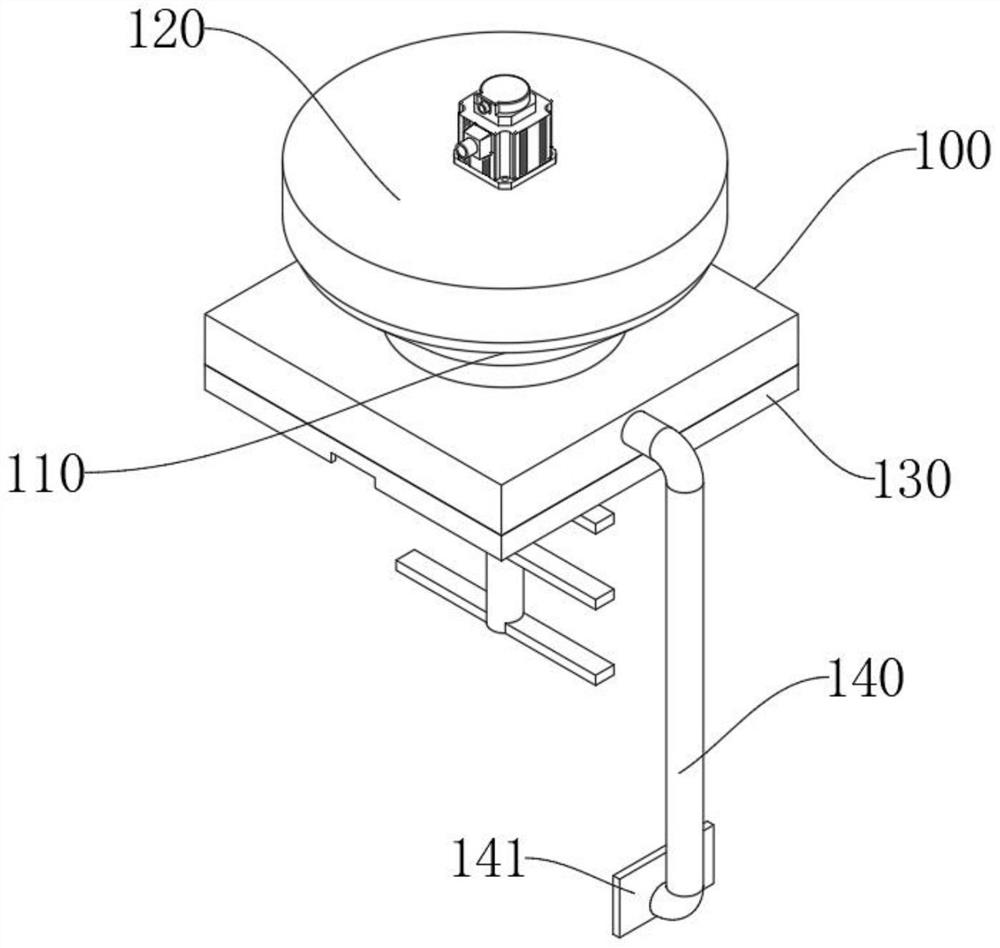 Centrifugal artichoke cleaning device based on side wall rotation