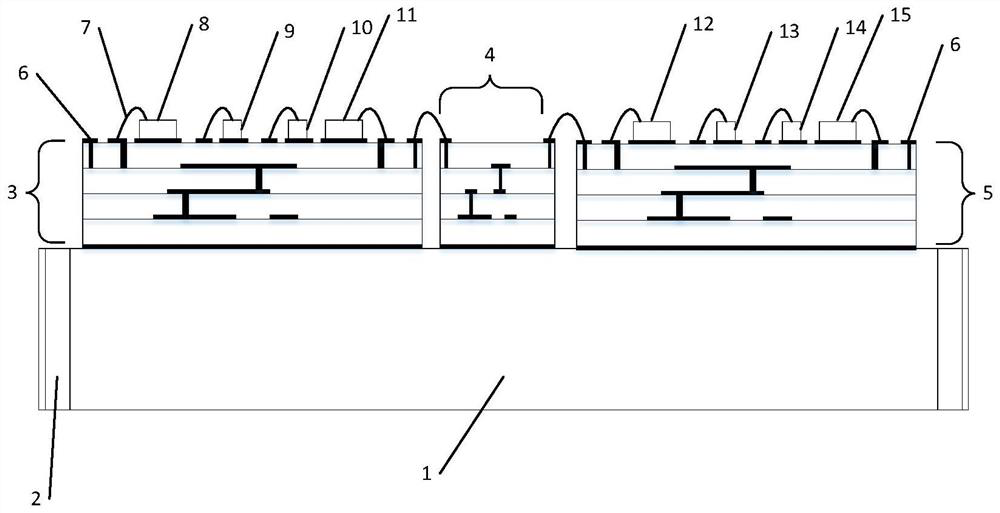 High-integration high-reliability IGBT power module and manufacturing method thereof