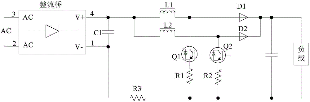 Control method and device for staggered PFC (positive feedback circuit) of air conditioner