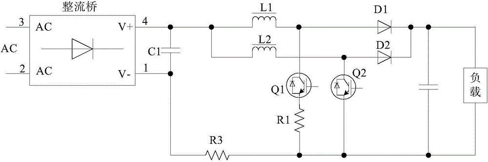 Control method and device for staggered PFC (positive feedback circuit) of air conditioner