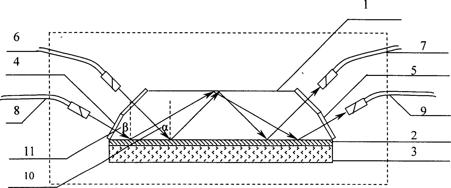 Polarizer based on guided wave resonance