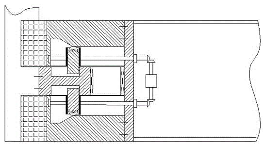 Electrical switch cabinet applying bevel gear transmission