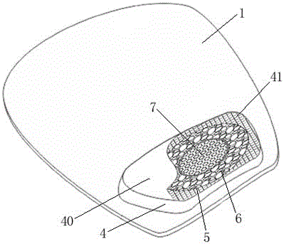 Novel anion mouse pad used for computer