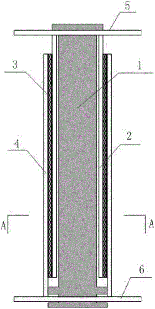 Viscous, elastic and anti-buckling brace combined damper