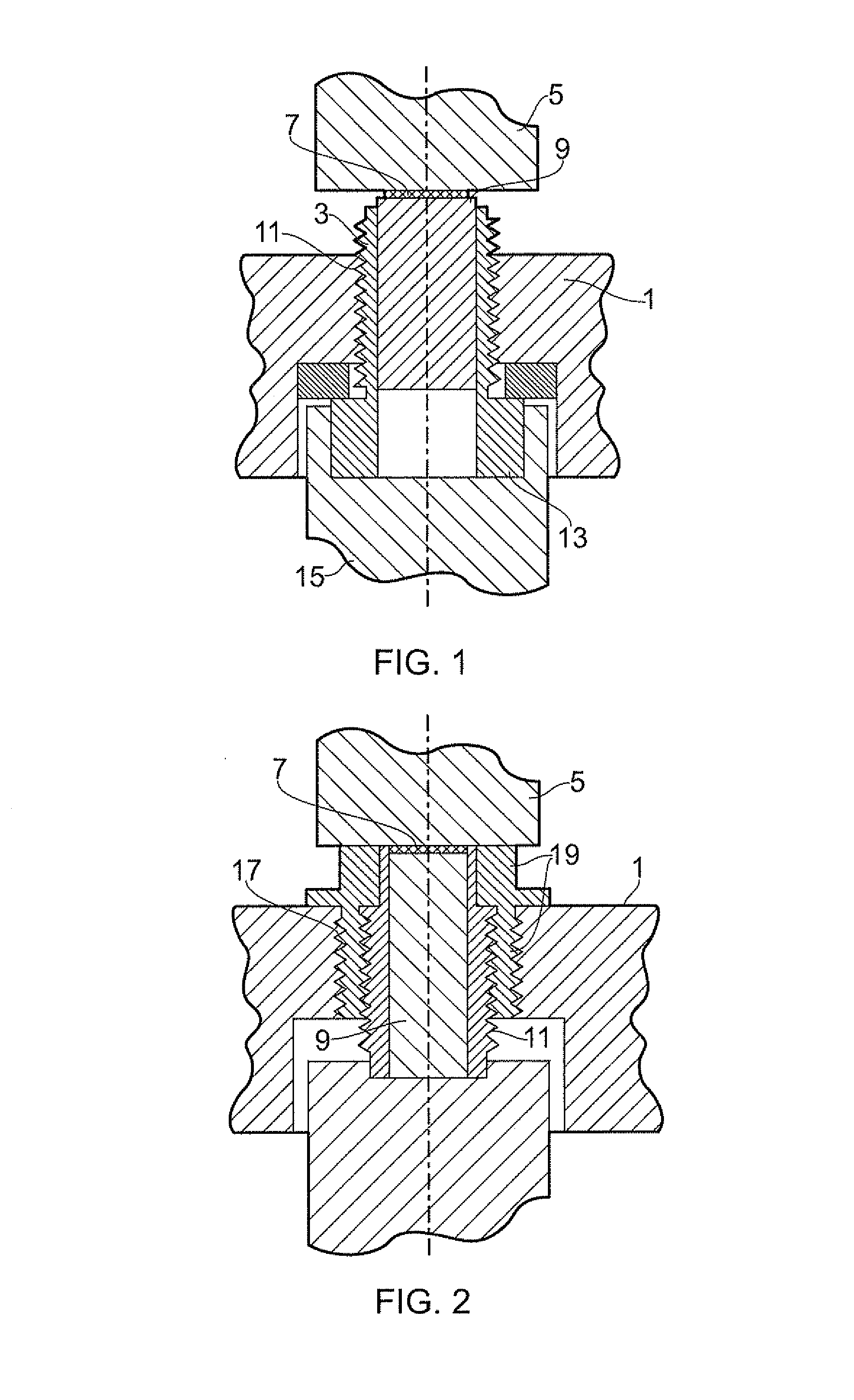 Adhesive fastening elements for holding a workpiece and methods of de-bonding a workpiece from an adhesive fastening element