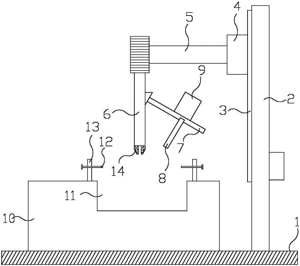 Laser welding device with fume cleaning function