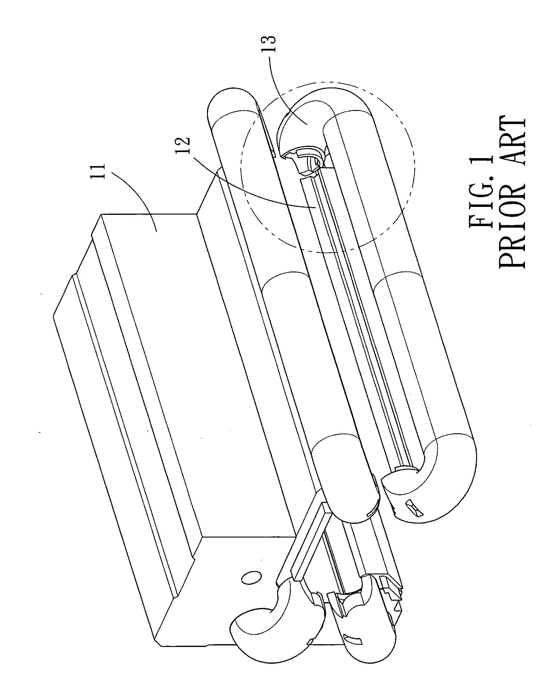 Rolling element retainer for a linear guideway