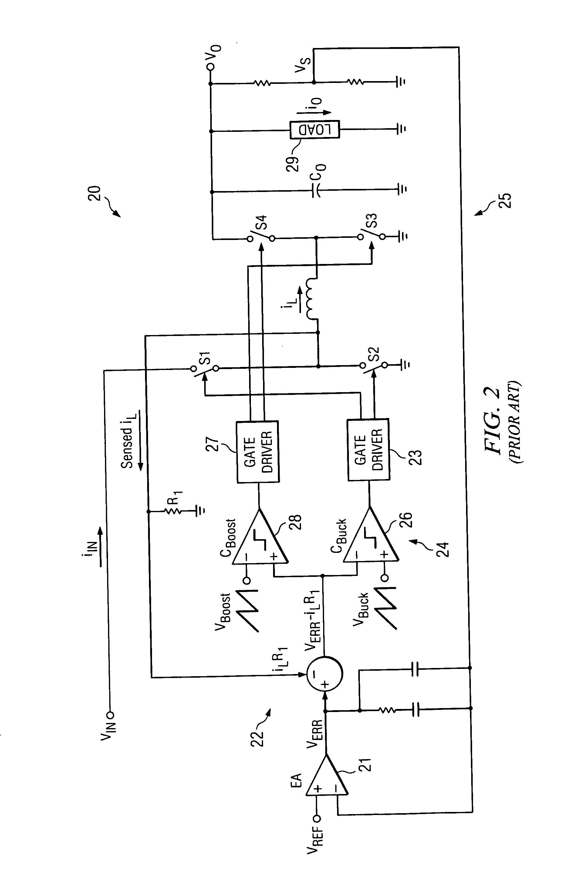 Multiple switch node power converter control scheme that avoids switching sub-harmonics