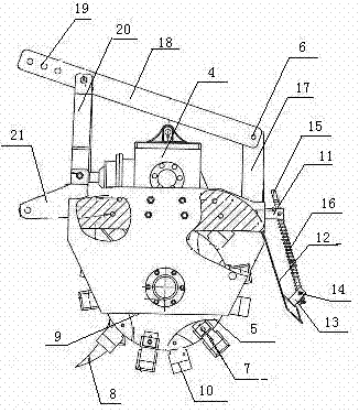 Subsoiling soil preparation combined operation machine