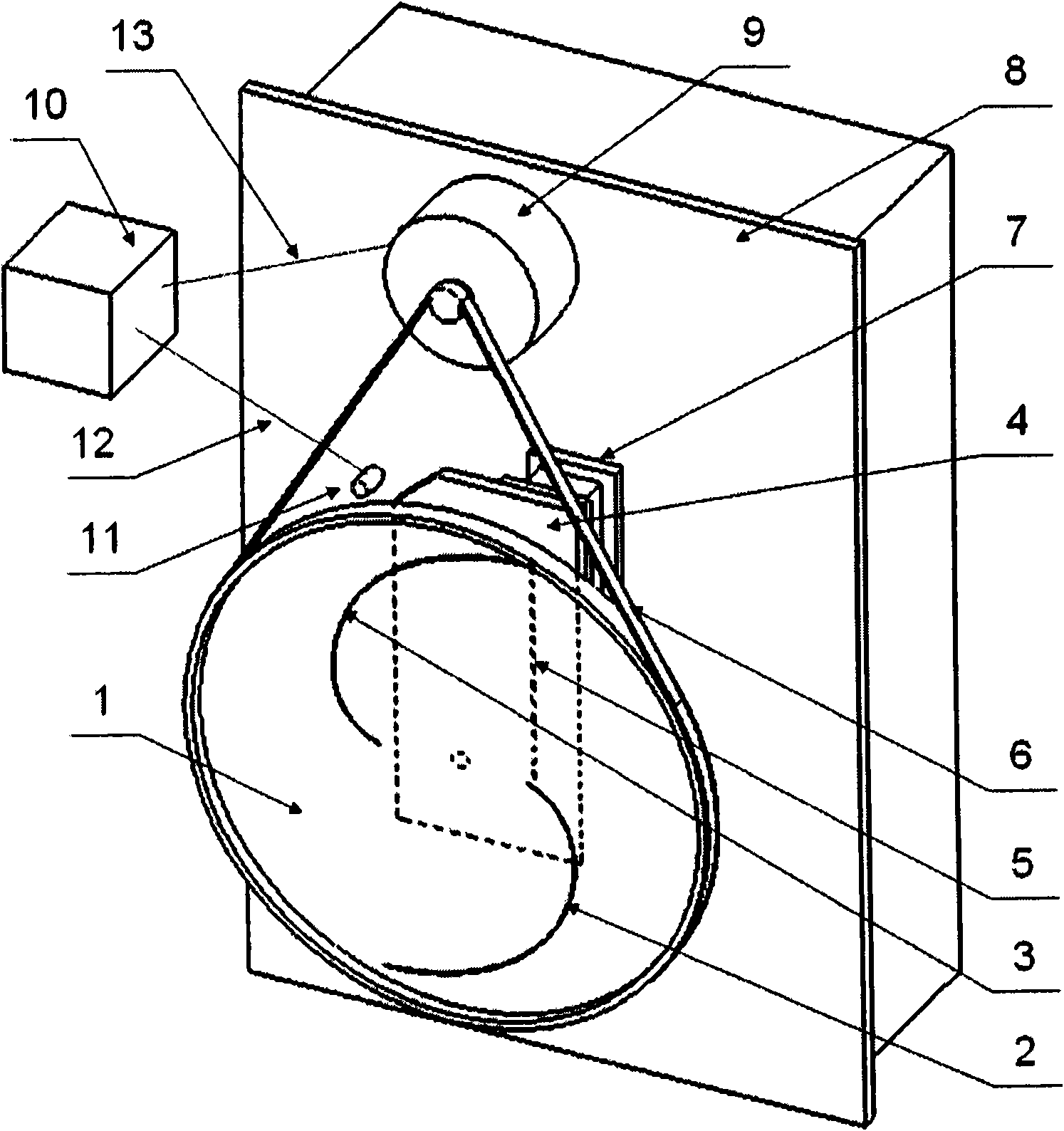 Method and device for ray bundle scanning for back scattering imaging