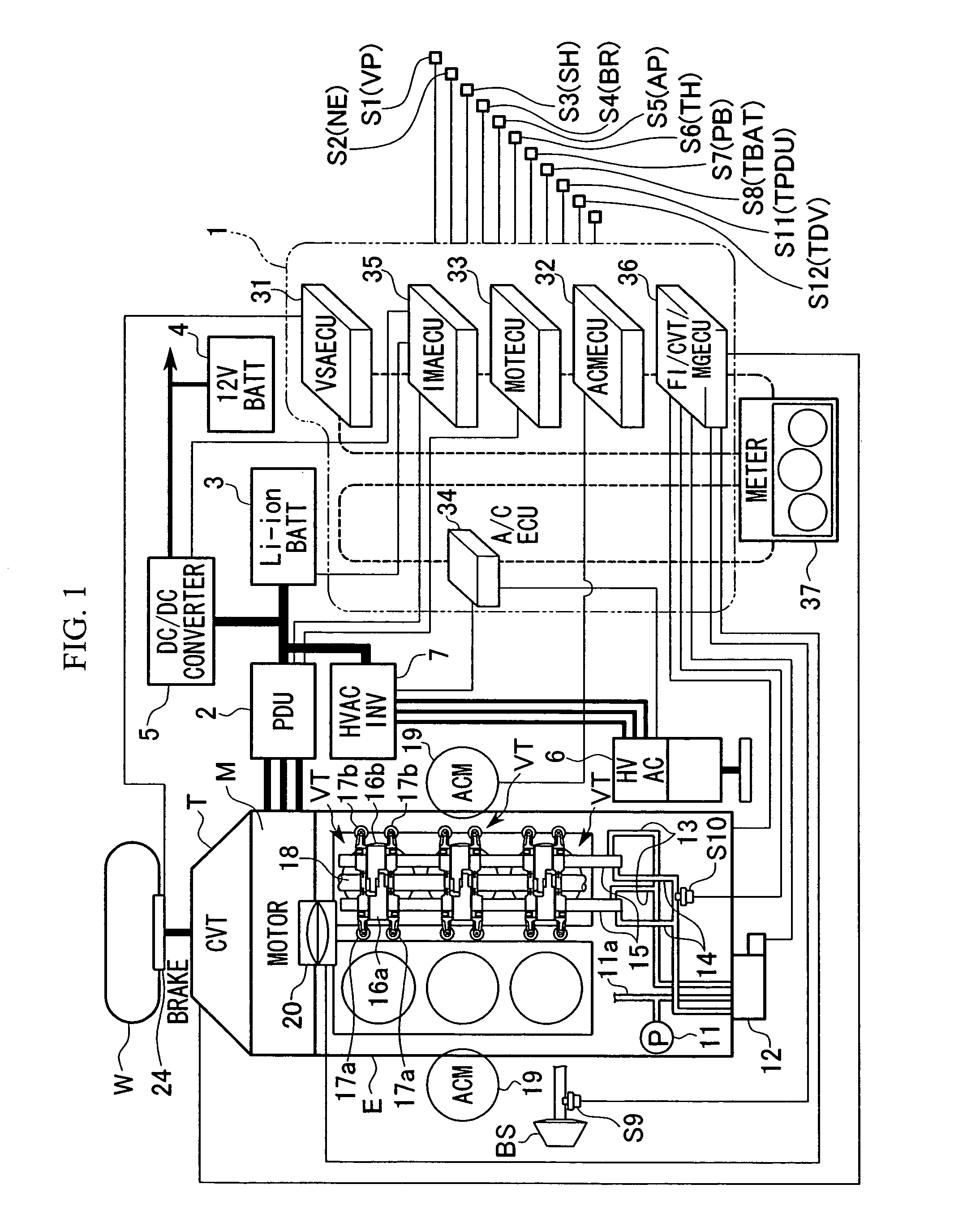 Control device for motor-driven vehicle