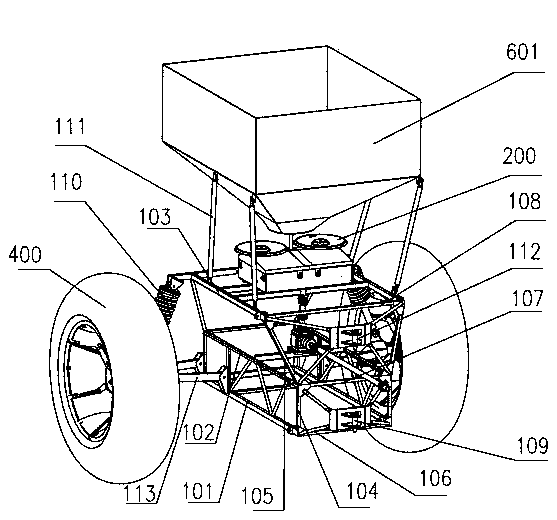 Agricultural spraying machine