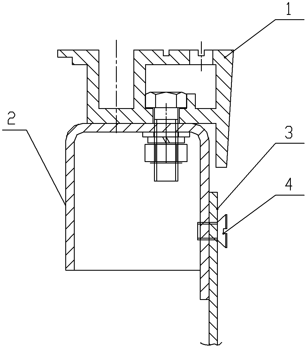 Sill component of elevator car