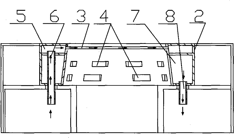 Gas cover type integrated environment-friendly stove and gas cover smoke exhaust method