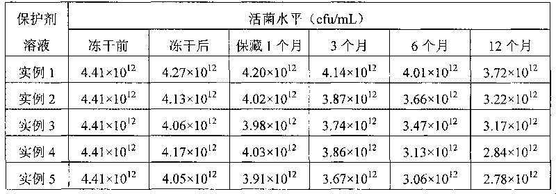 Lactobacillus acidophilus freeze-drying composite protectant and application method thereof