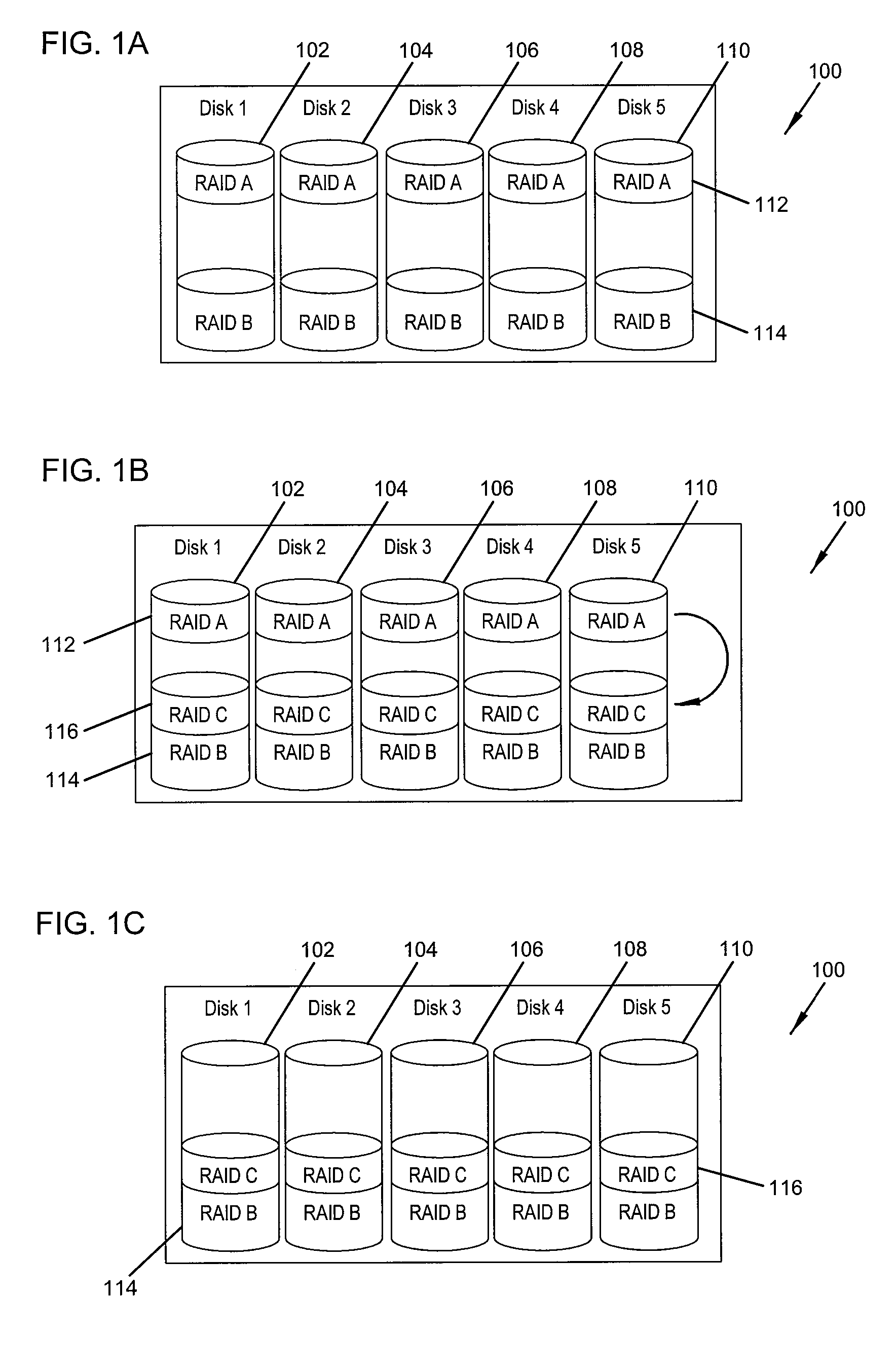 System and method for raid management, reallocation, and restriping