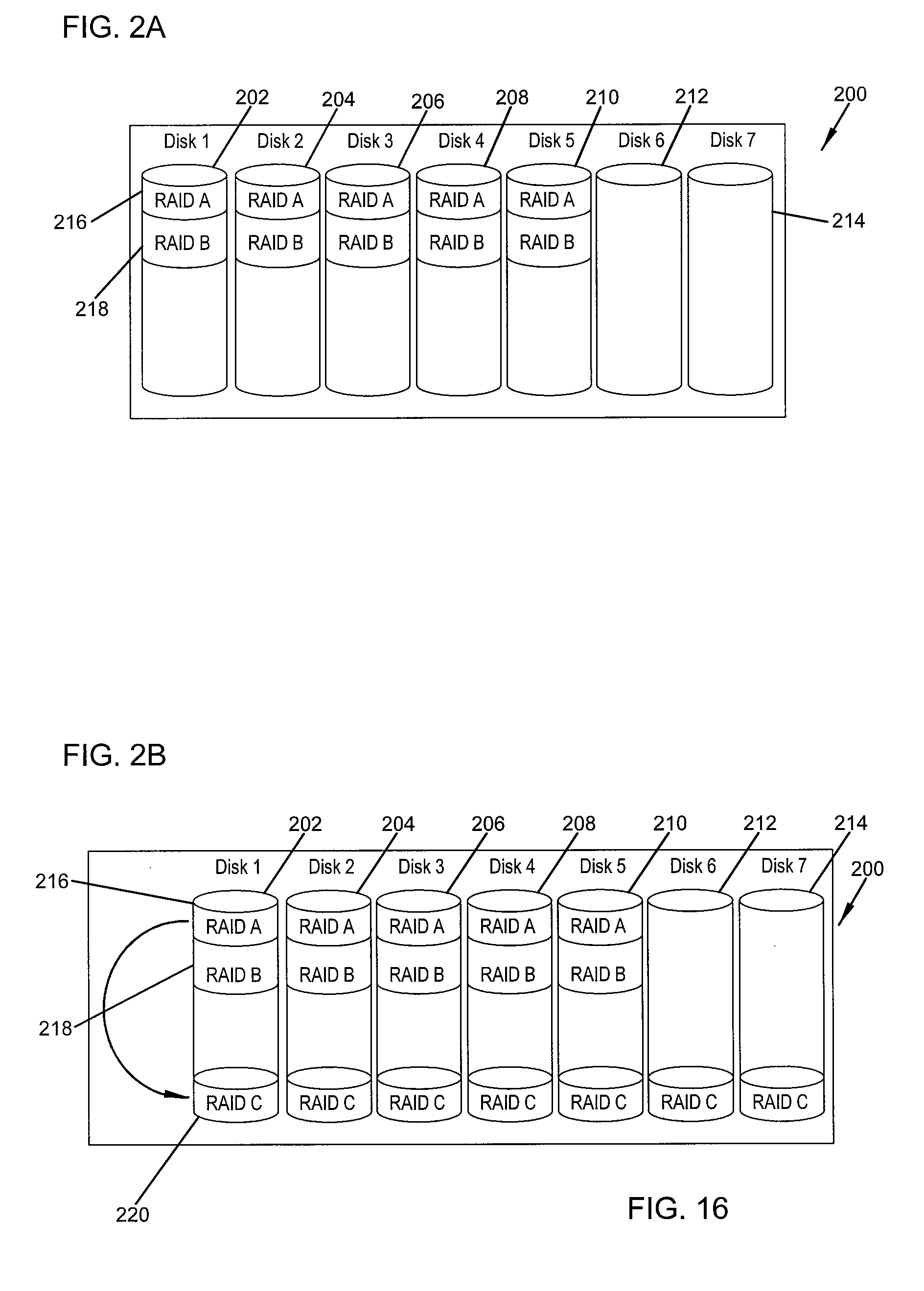 System and method for raid management, reallocation, and restriping