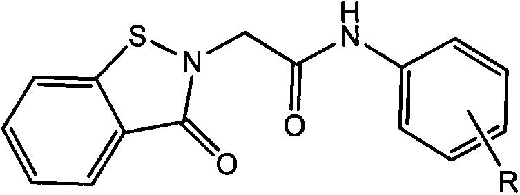 Benzisothiazolone derivatives and synthetic method thereof