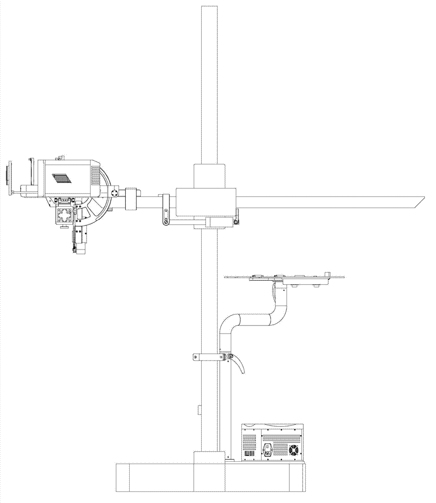 T-shaped shooting stand for three-dimensional restoring shooting