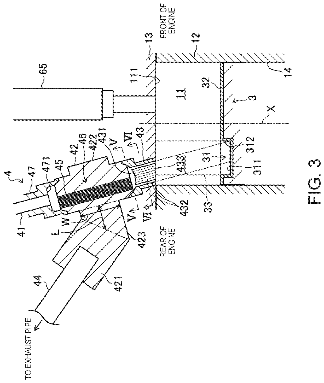 Combustion chamber structure of engine