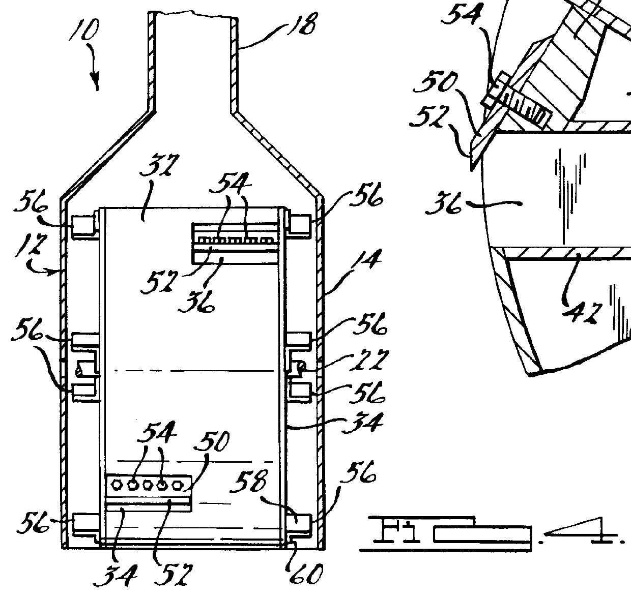 Drum assembly for a wood chipper