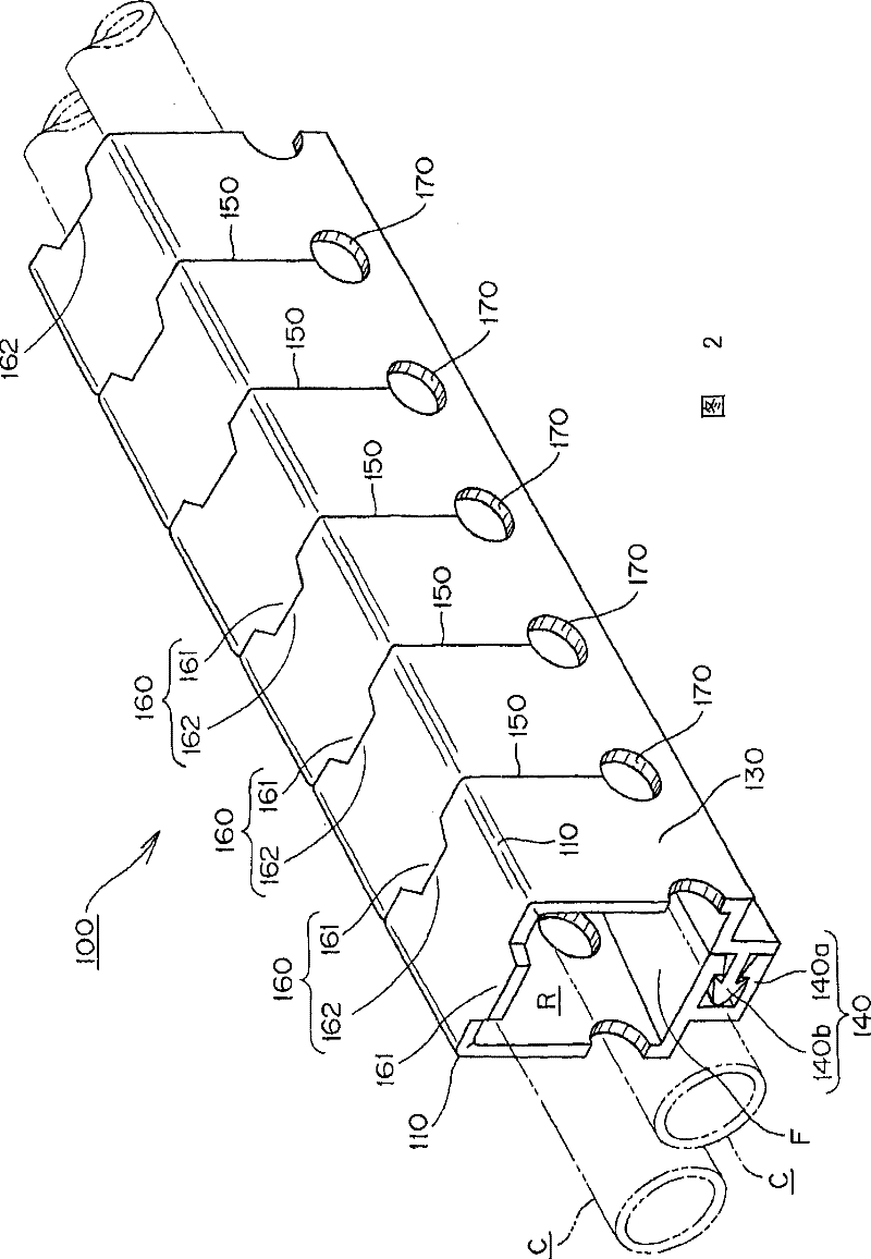 Tube type cable protection and guide device