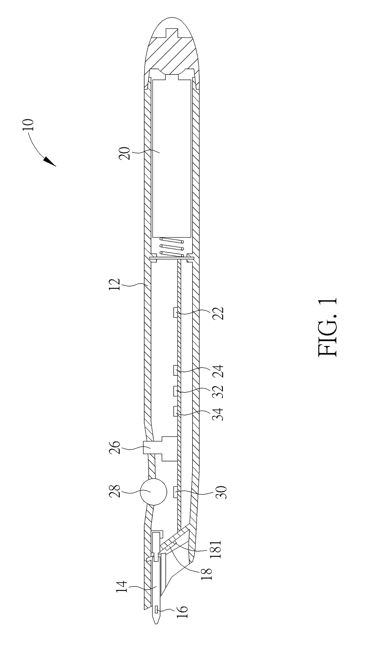 Pen-typed navigation device and related navigation module