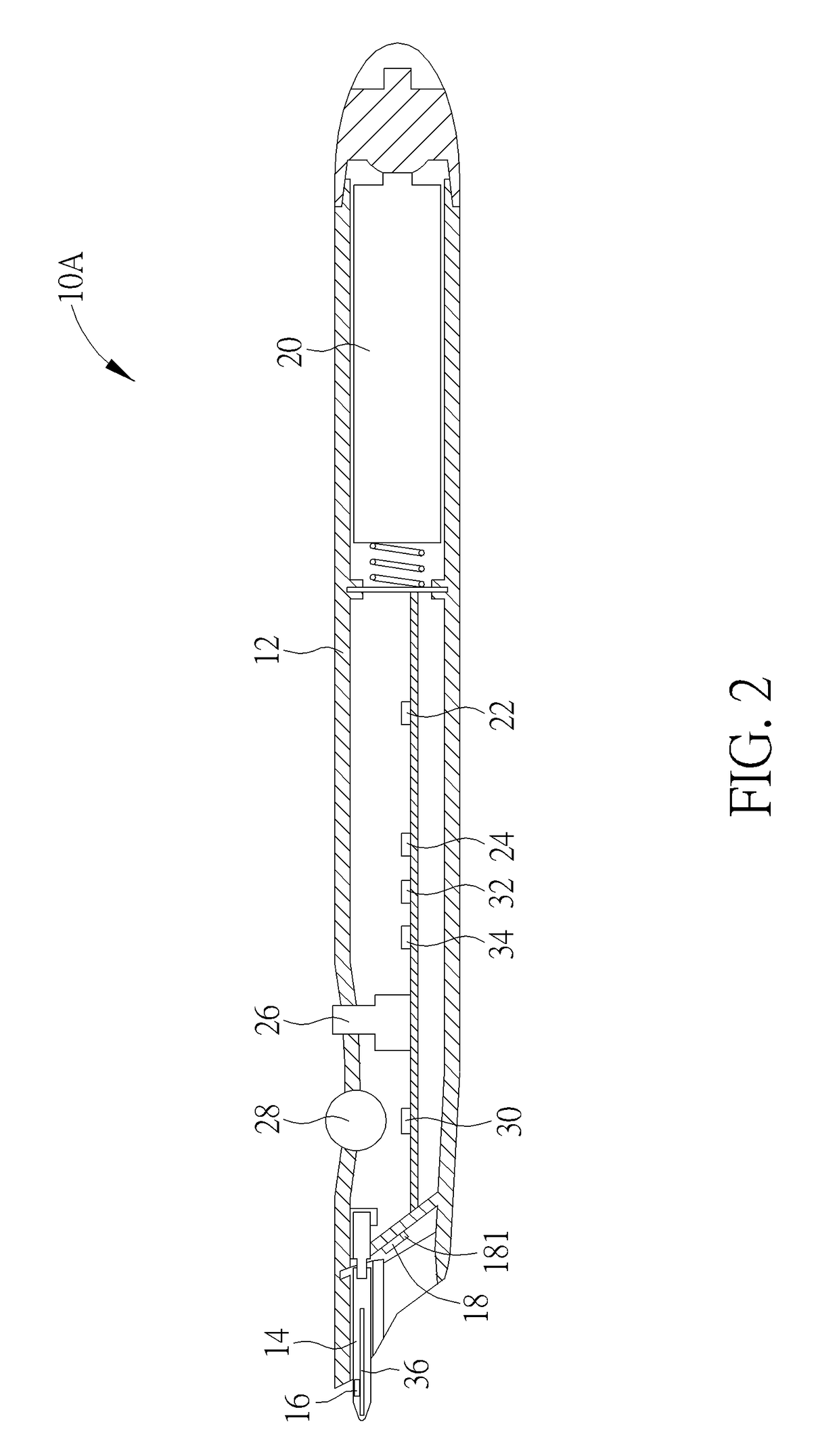 Pen-typed navigation device and related navigation module