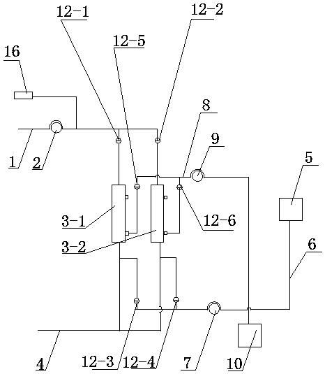 Extracorporeal circulation pipeline of plasma exchange device with switchable blood separator