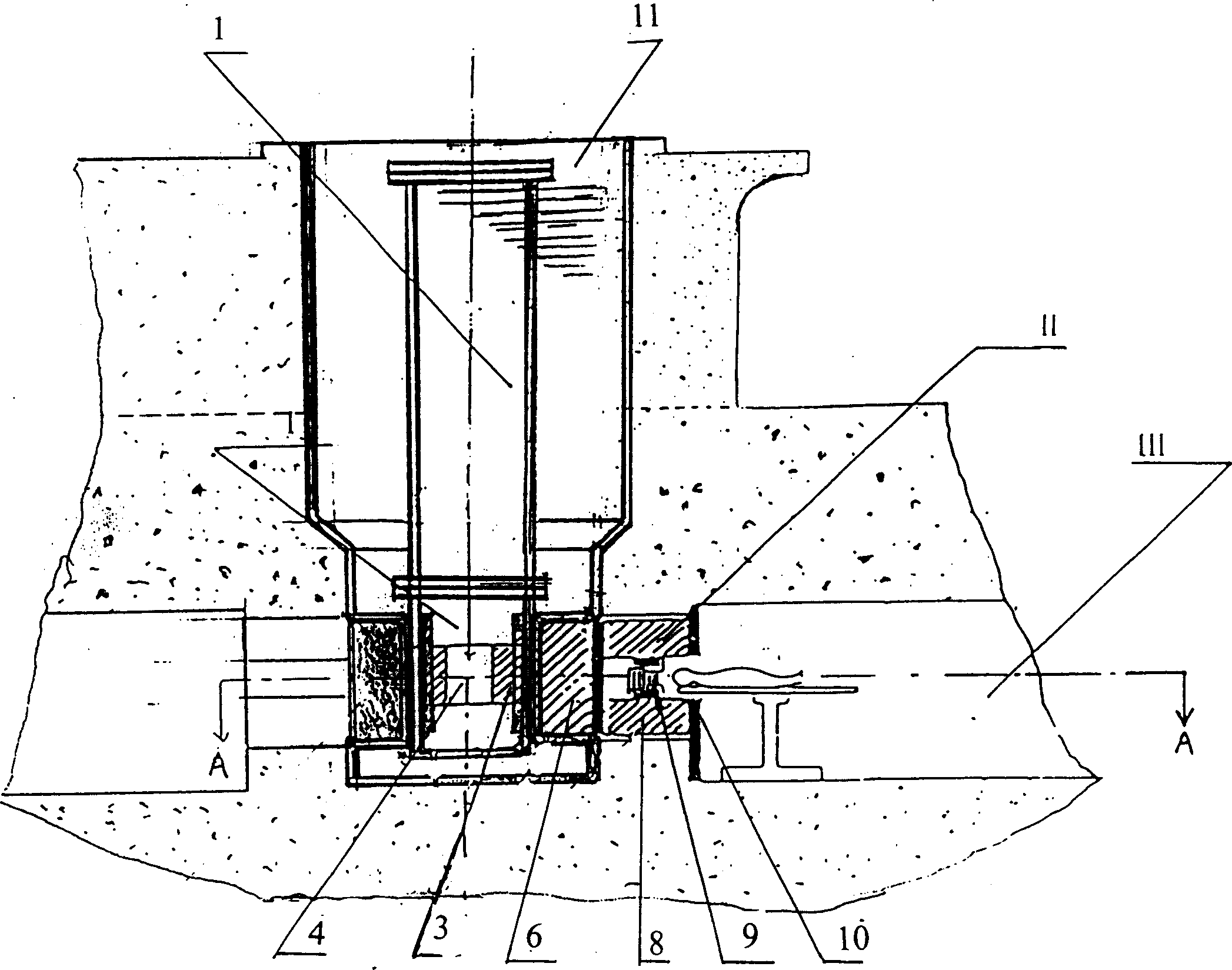 Neutron radiating device in hospital