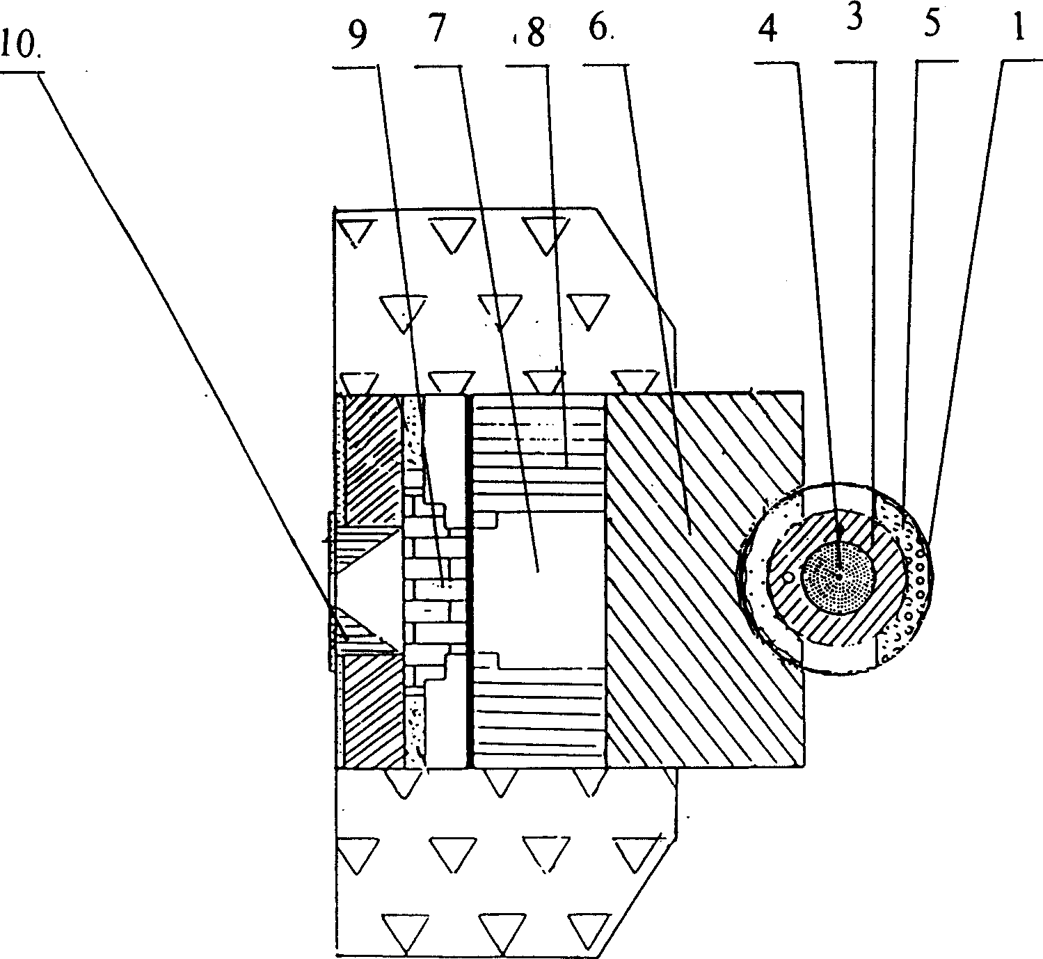 Neutron radiating device in hospital