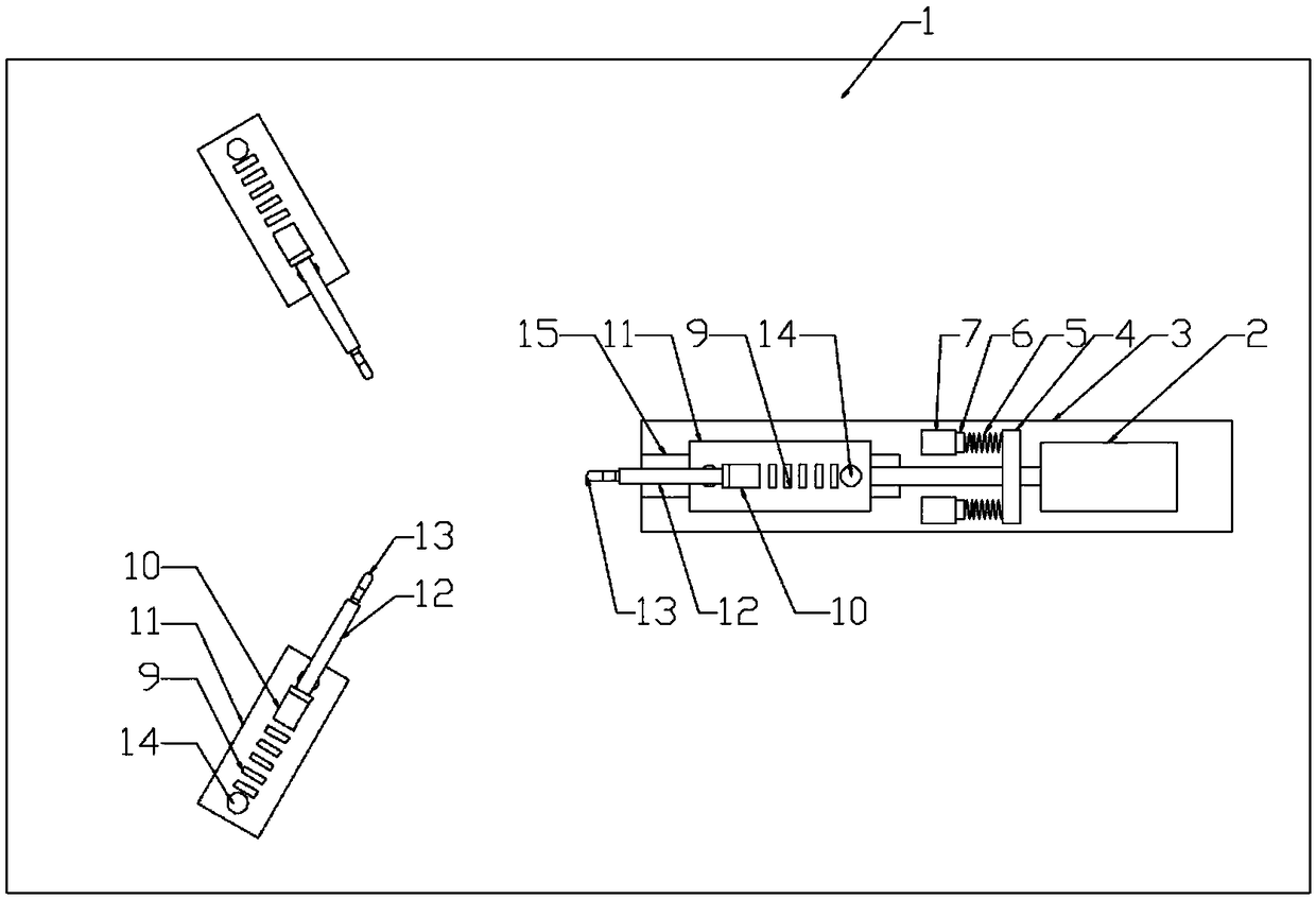 Machining tool for tea tank