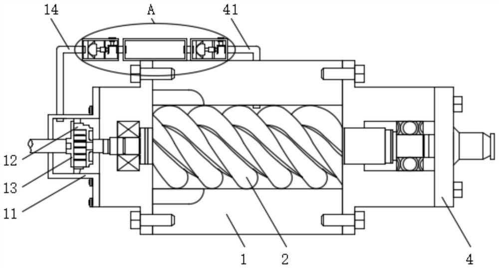 Novel efficient pressurizing screw air compressor