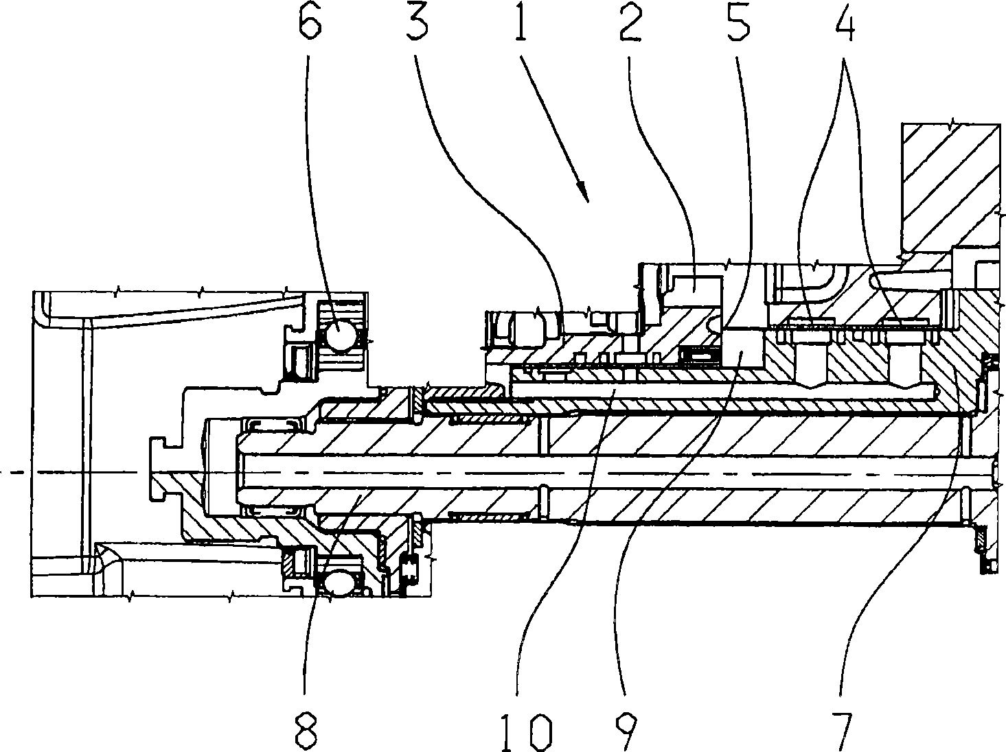 Method for feeding hydraulic fluid and coolant and lubricant for wet operation clutch of gear box