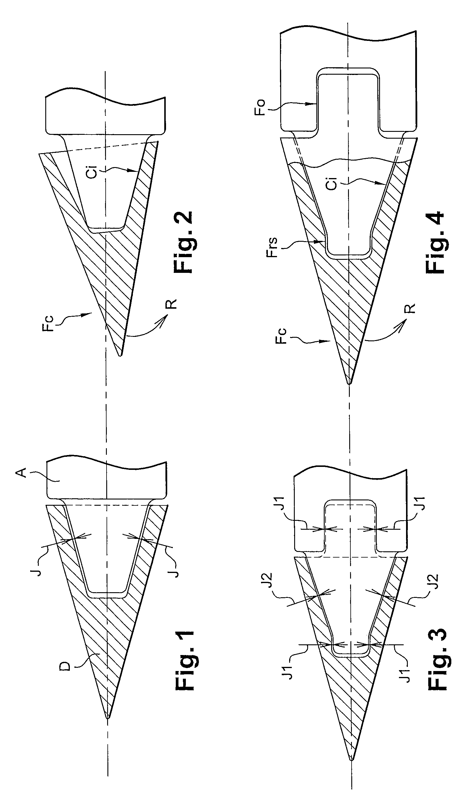 Assembly for coupling wear parts to support tools for heavy-construction machinery