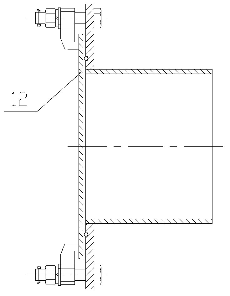 Observation window for quick disassembling type dust remover