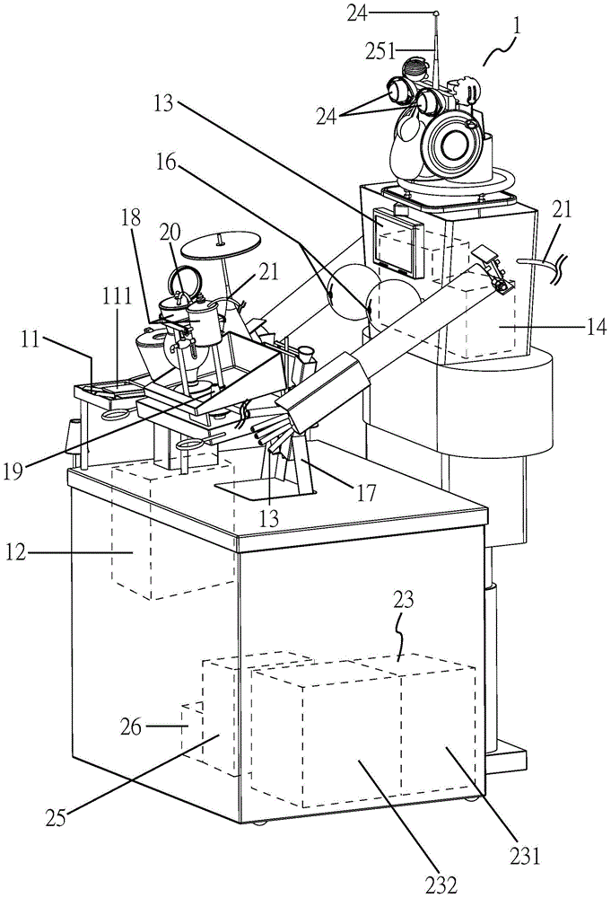 Beverage preparation robot system