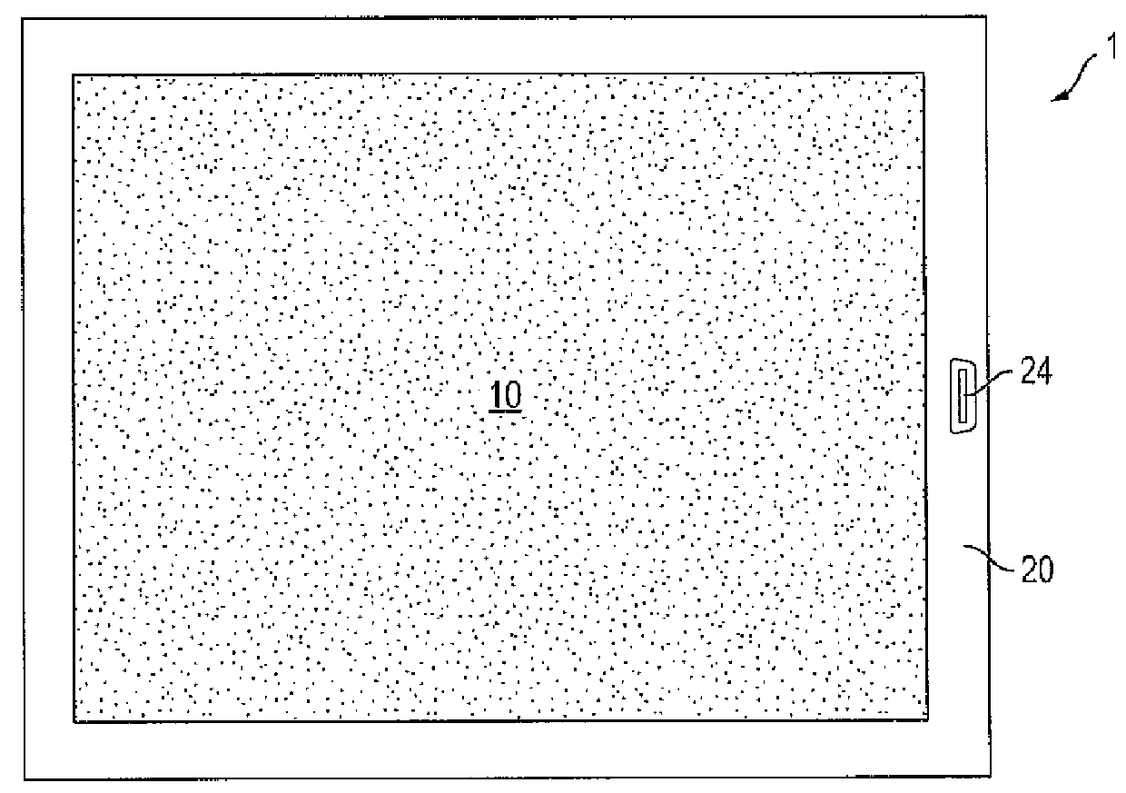 Passive matrix display device and method of making the same