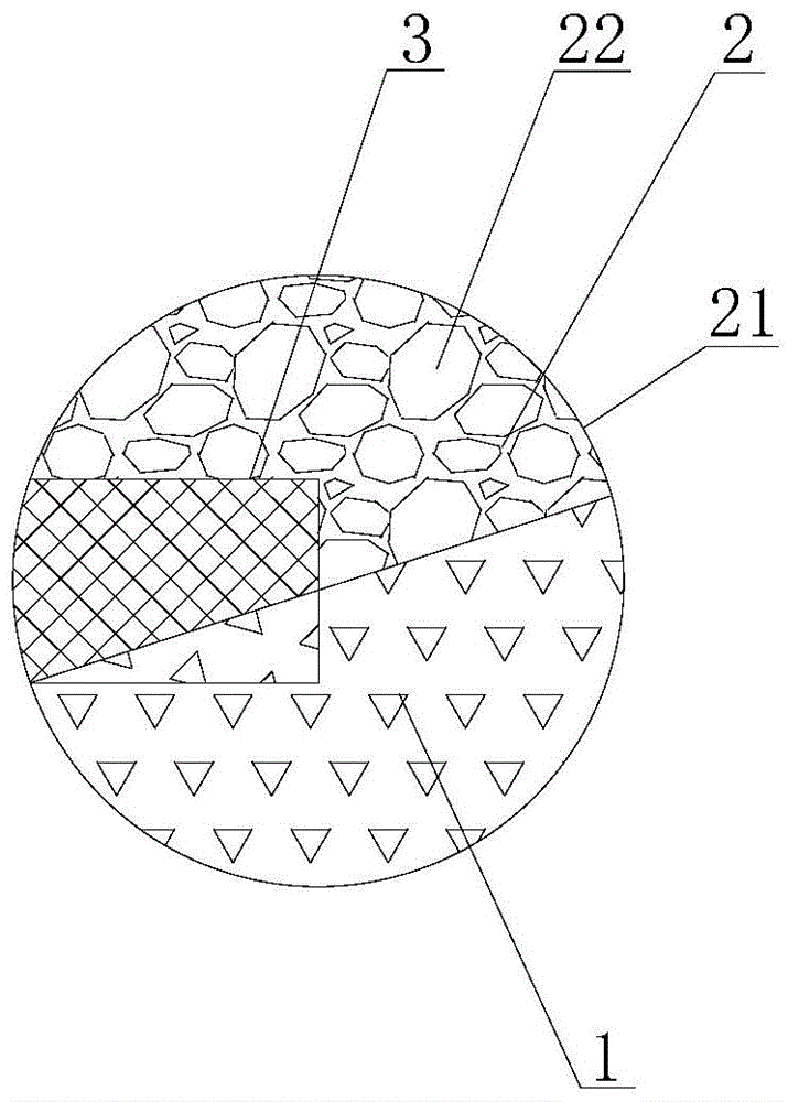 Retaining wall drain pipe reversed filter structure