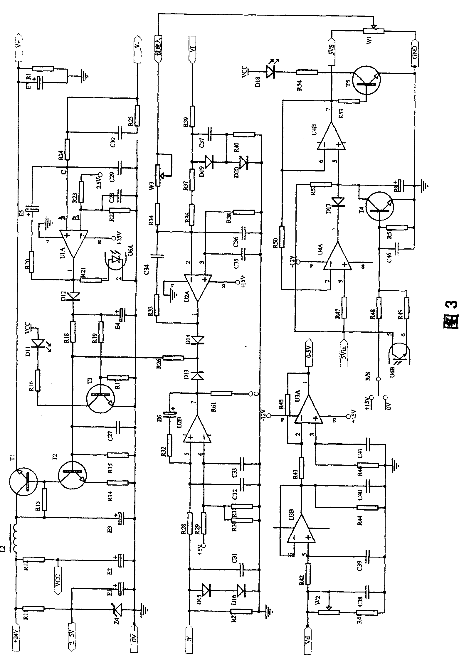 Electronic gun power supply for reflected high energy electron diffraction instrument