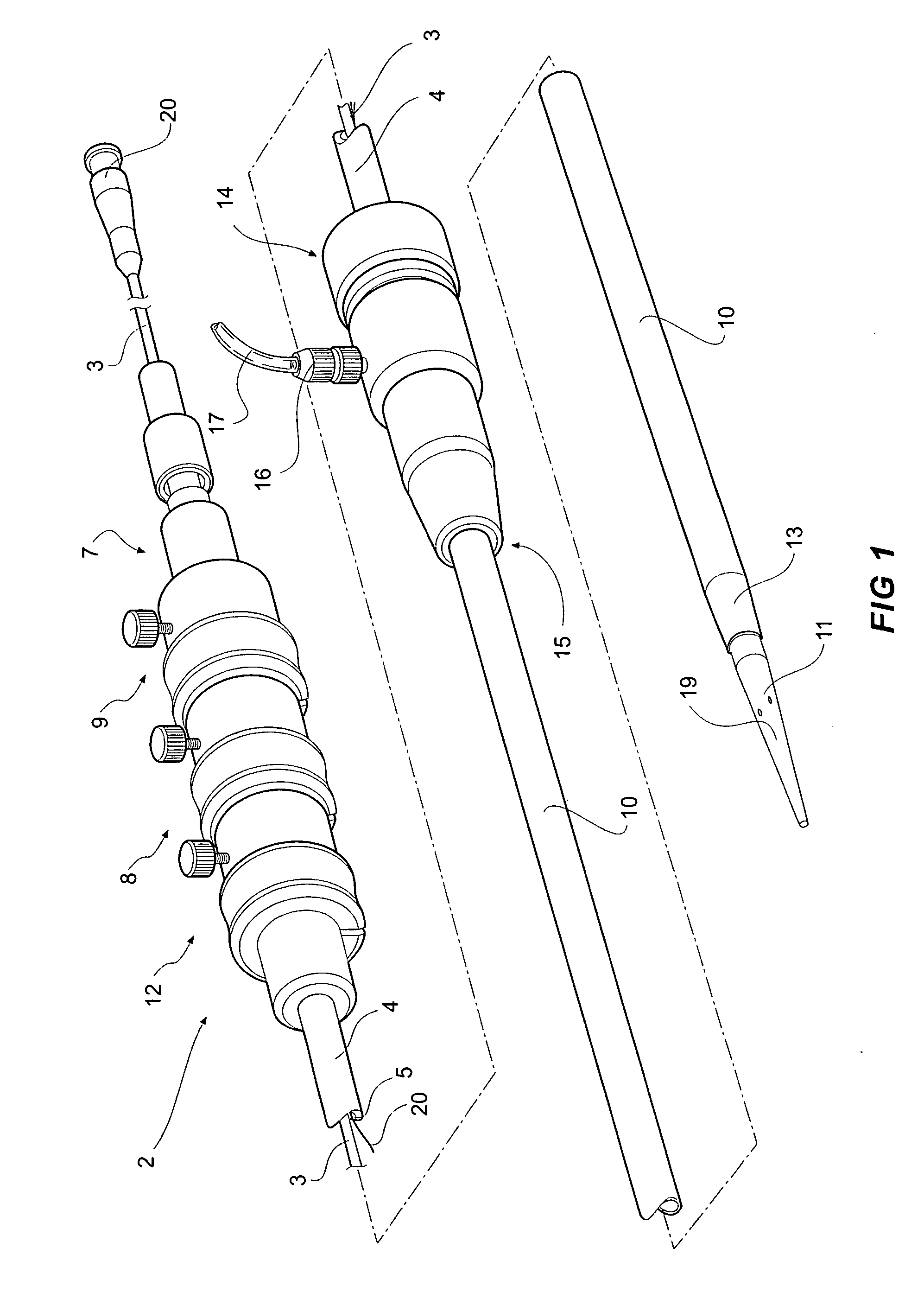 Endoluminal delivery assembly